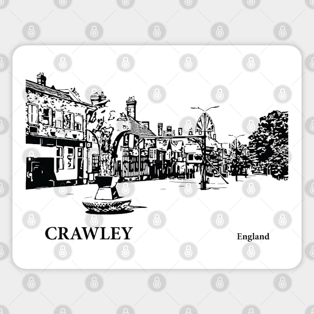 Crawley England Sticker by Lakeric